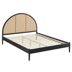 Modway Odette Queen Arched Rattan Cane Platform Bed by Modway-MOD-7214