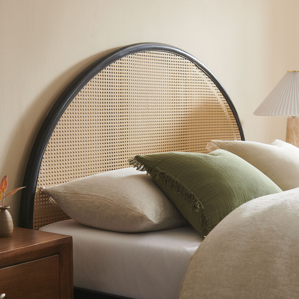 Modway Odette Queen Arched Rattan Cane Platform Bed by Modway-MOD-7214