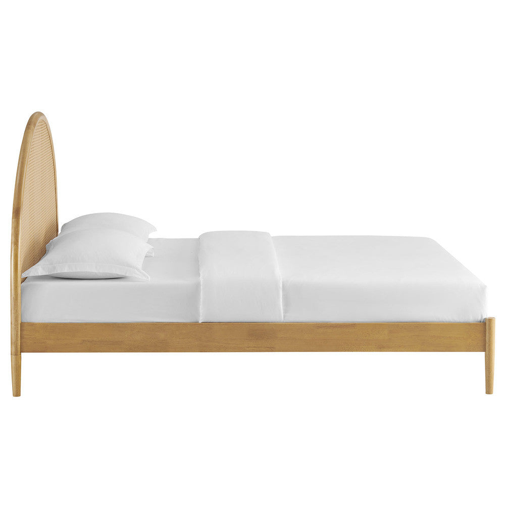 Modway Odette Queen Arched Rattan Cane Platform Bed by Modway-MOD-7214
