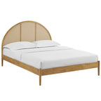 Modway Odette Queen Arched Rattan Cane Platform Bed by Modway-MOD-7214
