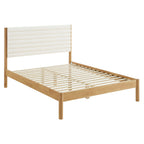 MOD-7199 Olea Channel Tufted Boucle Solid Wood King Platform Bed by Modway