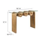 EEI-6901 Ondine Glass Top 50" Console Table by Modway
