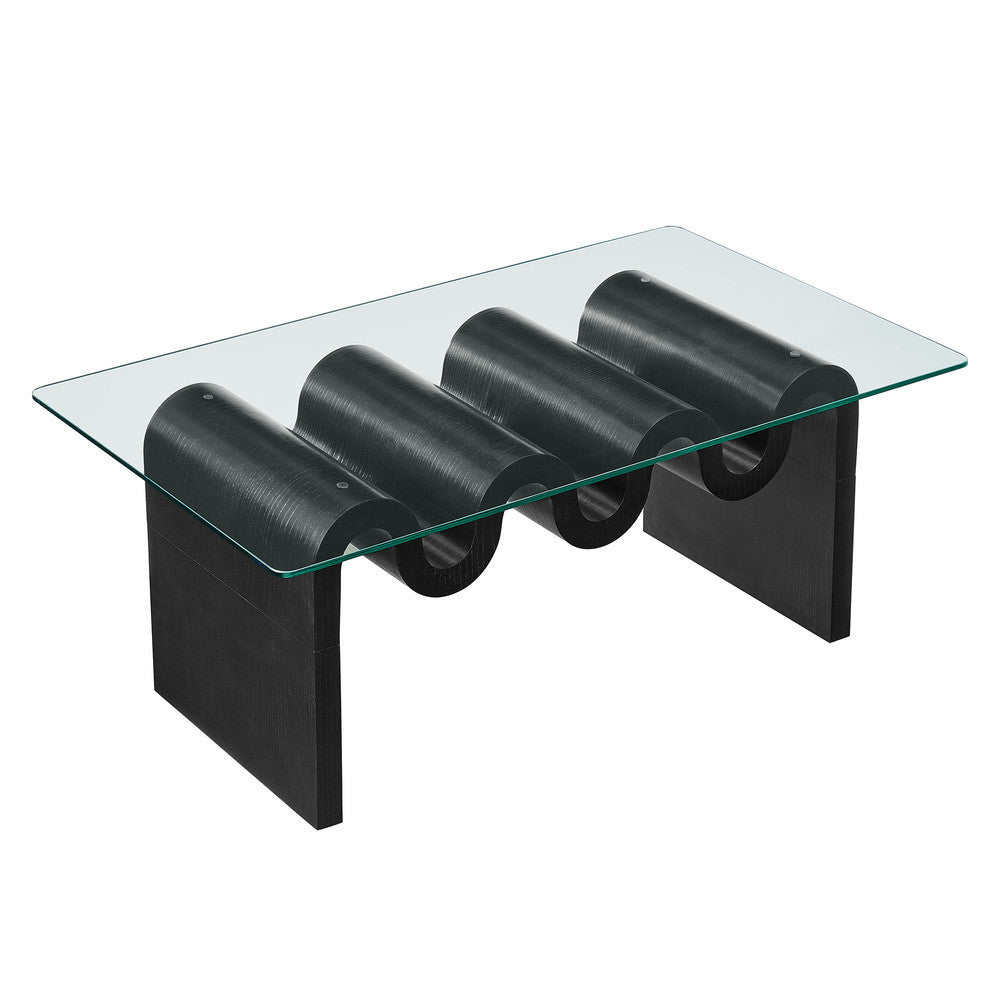 EEI-6900 Ondine Glass Top Coffee Table by Modway