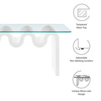 EEI-6900 Ondine Glass Top Coffee Table by Modway