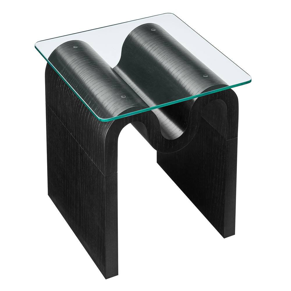 EEI-6902 Ondine Glass Top Side Table by Modway