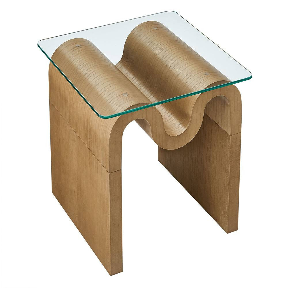 EEI-6902 Ondine Glass Top Side Table by Modway