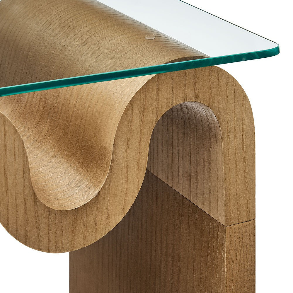 EEI-6902 Ondine Glass Top Side Table by Modway