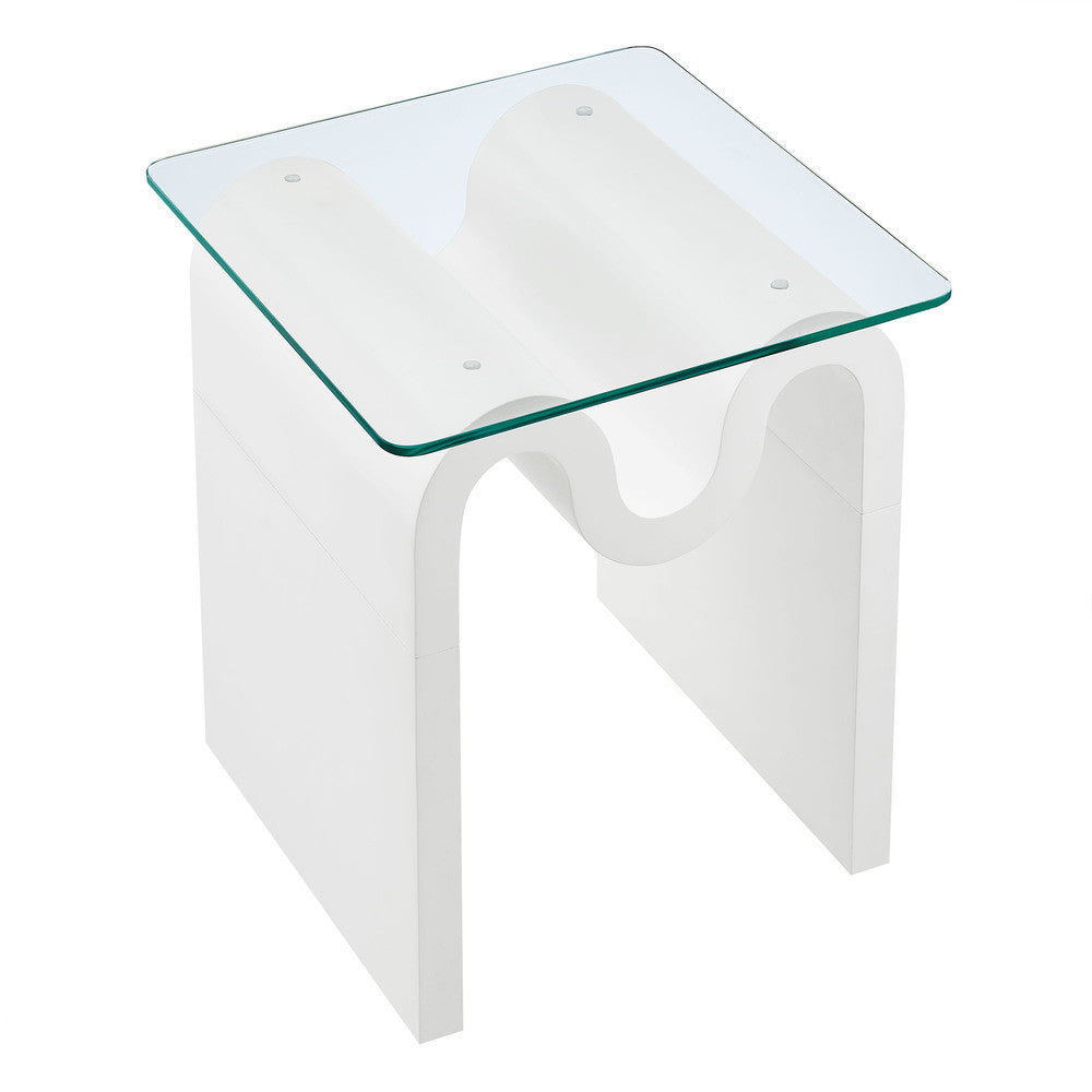 EEI-6902 Ondine Glass Top Side Table by Modway