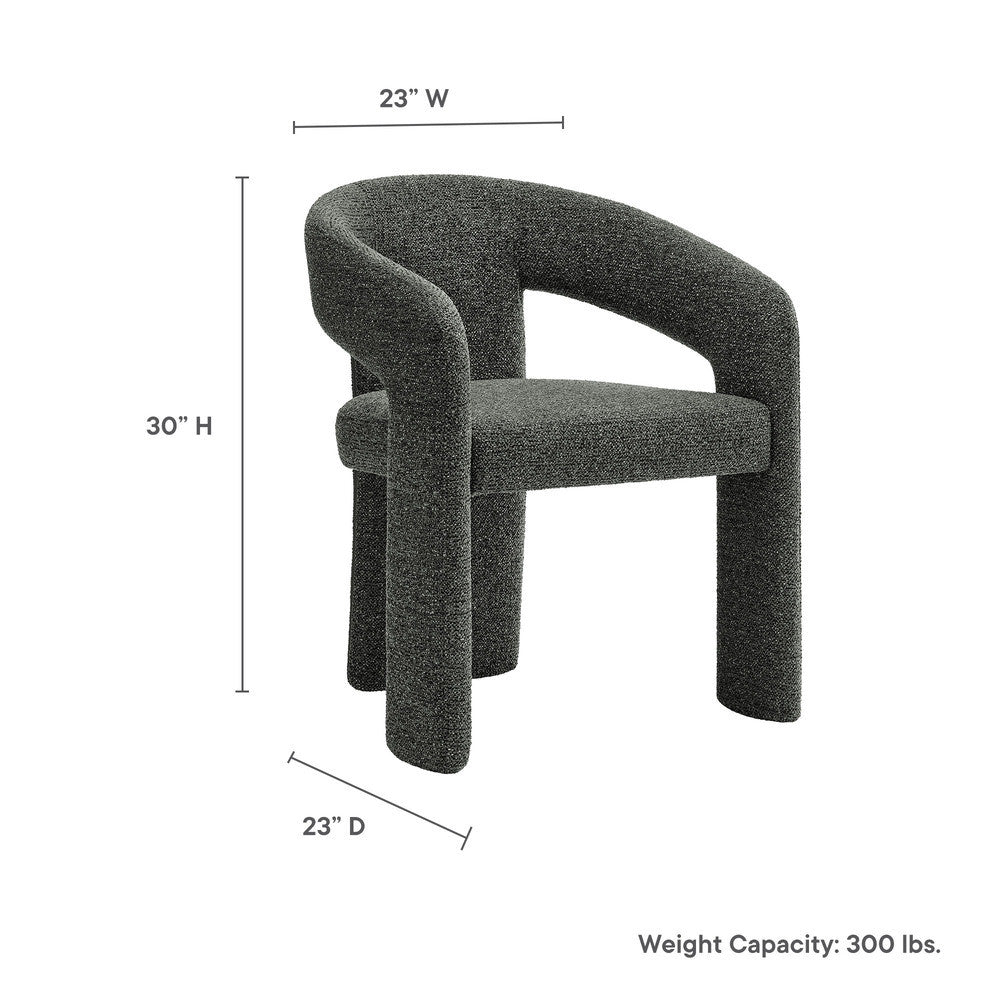 Modway Oslo Barrel Fabric Upholstered Dining Accent Chair by Modway-EEI-7224