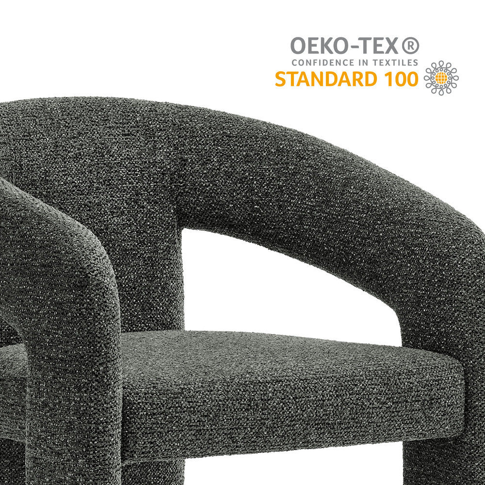 Modway Oslo Barrel Fabric Upholstered Dining Accent Chair by Modway-EEI-7224