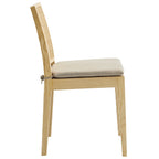 Modway Ovard Wood and Rattan Dining Chair by Modway-EEI-7288-NAT-BEI