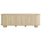 EEI-7016-TRA Overture 63" Oval Faux Travertine TV Stand by Modway
