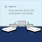 MOD-5854-BLK Paisley Tufted Upholstered Faux Leather Full / Queen Headboard by Modway