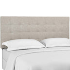 Modway Paisley Tufted Upholstered Linen Fabric King and California King Headboard by Modway-MOD-5855-BEI