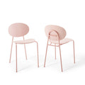 Modway EEI-3902-PNK Palette Dining Side Chair Set of 2 Pink