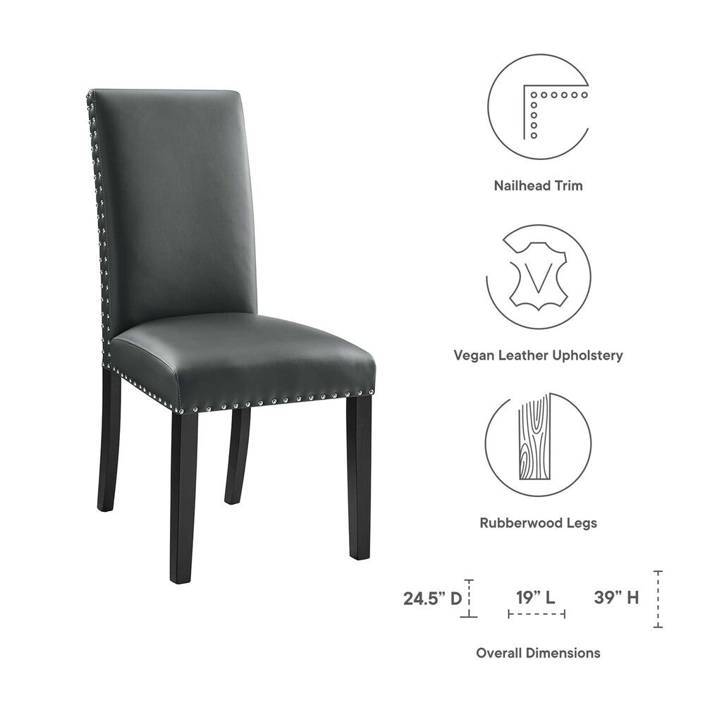 Modway Parcel Dining Faux Leather Side Chair by Modway-EEI-1491