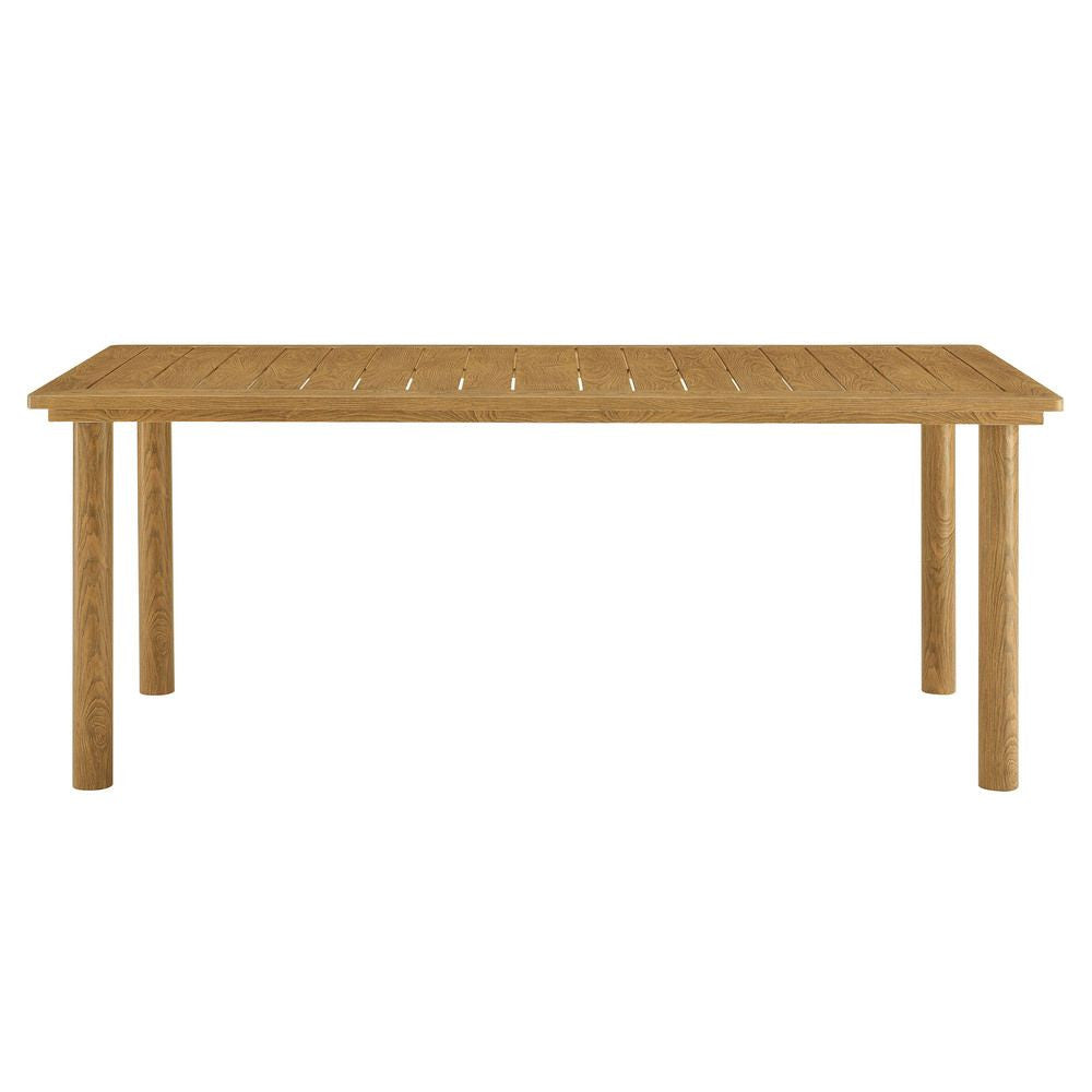 EEI-6985 Parkland 76" Outdoor Patio Aluminum Dining Table by Modway