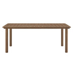 EEI-6985 Parkland 76" Outdoor Patio Aluminum Dining Table by Modway