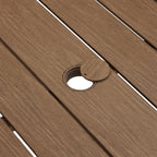 EEI-6985 Parkland 76" Outdoor Patio Aluminum Dining Table by Modway