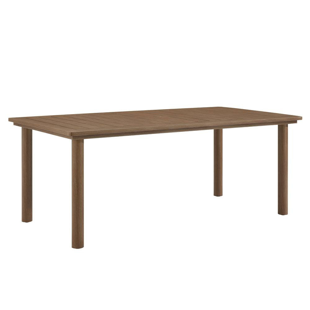 EEI-6985 Parkland 76" Outdoor Patio Aluminum Dining Table by Modway
