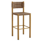 EEI-6984 Parkland Outdoor Patio Rattan and Aluminum Bar Stools Set of 2 by Modway