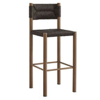 EEI-6984 Parkland Outdoor Patio Rattan and Aluminum Bar Stools Set of 2 by Modway