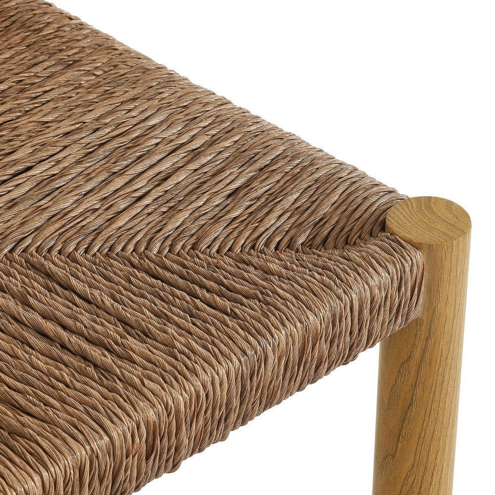 EEI-6983 Parkland Outdoor Patio Rattan and Aluminum Counter Stools Set of 2 by Modway