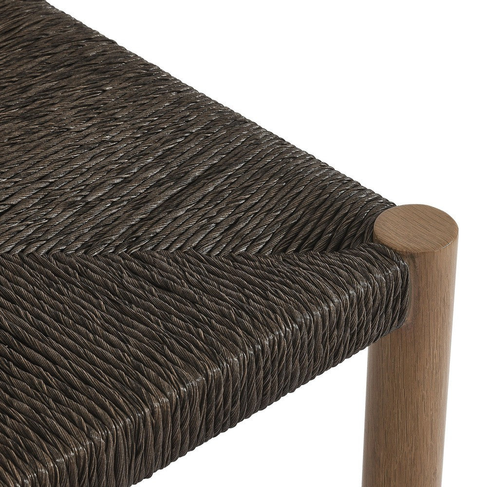 EEI-6983 Parkland Outdoor Patio Rattan and Aluminum Counter Stools Set of 2 by Modway