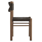 EEI-6982 Parkland Outdoor Patio Rattan and Aluminum Dining Side Chairs Set of 2 by Modway