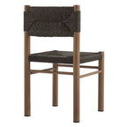 EEI-6982 Parkland Outdoor Patio Rattan and Aluminum Dining Side Chairs Set of 2 by Modway