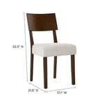EEI-6804 Pax Wood Dining Side Chairs Set of 2 by Modway