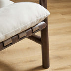 EEI-6766-DUN-WAL Paxton Wood Sling Chair by Modway