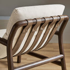 EEI-6766-DUN-WAL Paxton Wood Sling Chair by Modway