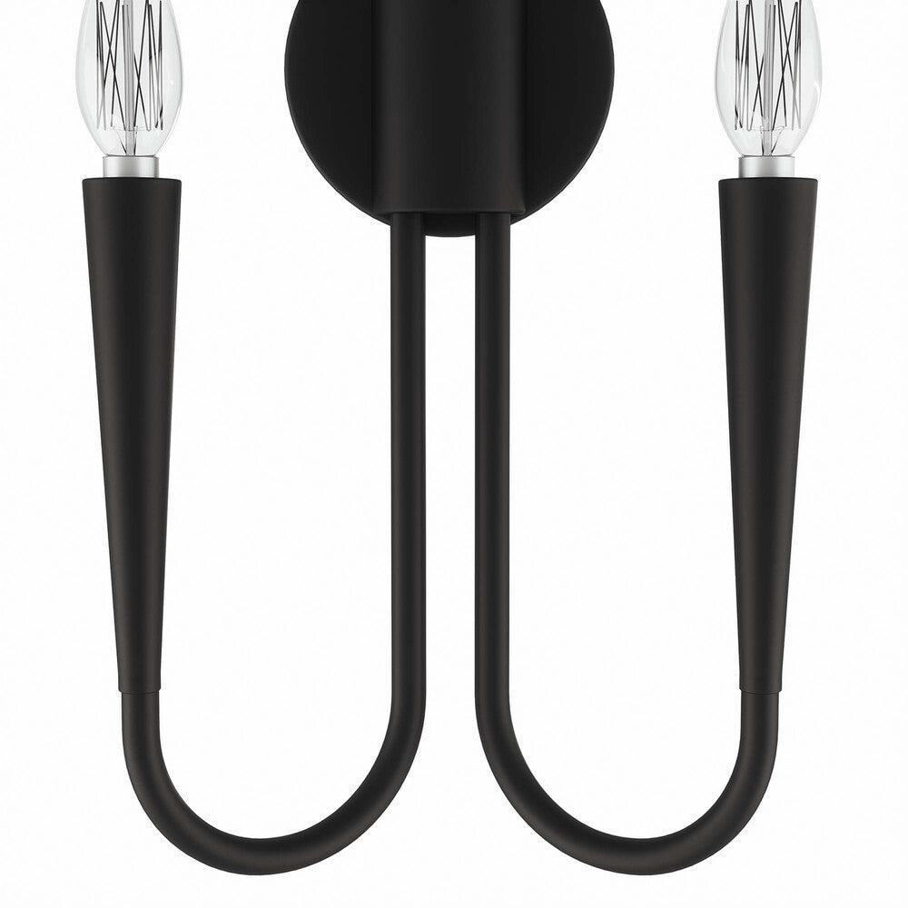 EEI-5666-BLK Penrose 2-Light Wall Sconce by Modway