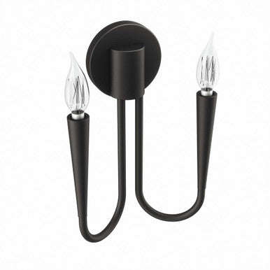 Modway EEI-5666-BLK Penrose 2-Light Wall Sconce Black