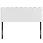 MOD-5383-WHI Phoebe Upholstered Vinyl Full Headboard by Modway