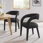EEI-6562 Pinnacle Boucle Upholstered Dining Chair Set of 2 by Modway