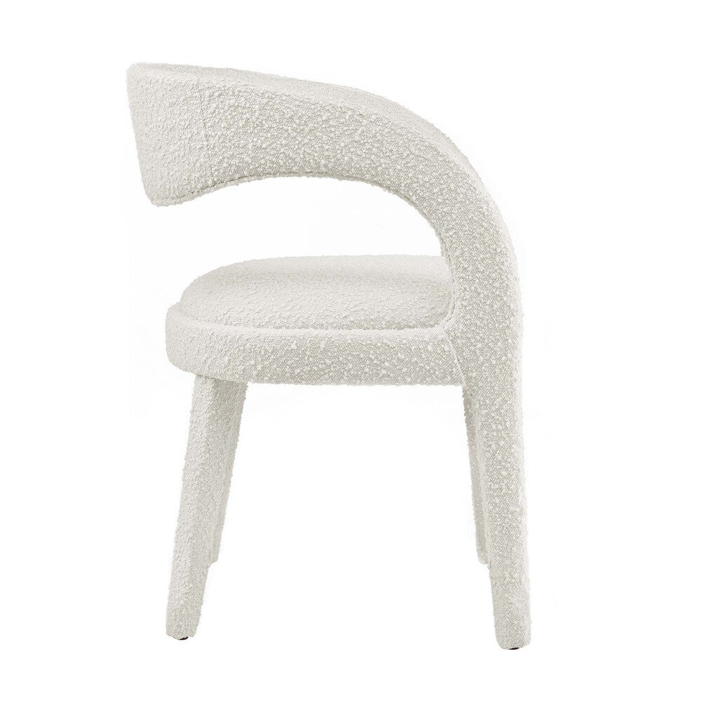 EEI-6562 Pinnacle Boucle Upholstered Dining Chair Set of 2 by Modway