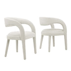 EEI-6562 Pinnacle Boucle Upholstered Dining Chair Set of 2 by Modway