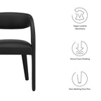 EEI-6561 Pinnacle Vegan Leather Dining Chair Set of 2 by Modway