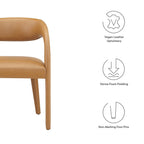 EEI-6561 Pinnacle Vegan Leather Dining Chair Set of 2 by Modway