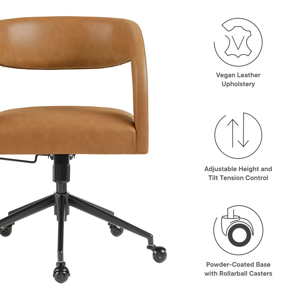 Modway Pinnacle Vegan Leather Office Chair by Modway-EEI-7150