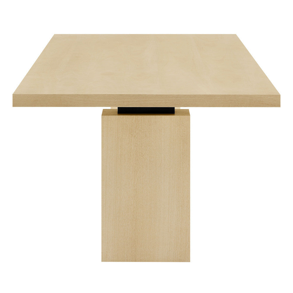 Modway Piston 82" Rectangular Wood Dining Table by Modway-EEI-7173-NAT