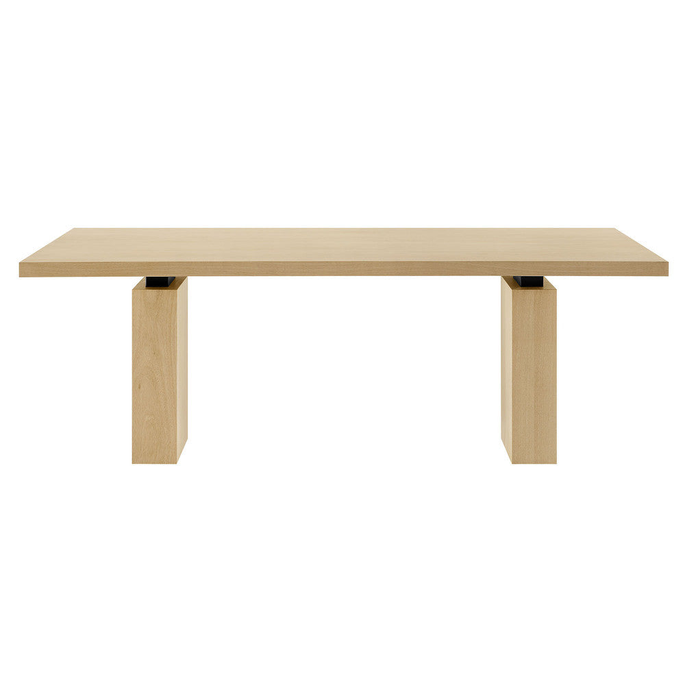 Modway Piston 82" Rectangular Wood Dining Table by Modway-EEI-7173-NAT
