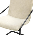 Modway Pitch Upholstered Fabric Dining Armchair by Modway-EEI-3800-BLK-BEI