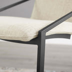 Modway Pitch Upholstered Fabric Dining Armchair by Modway-EEI-3800-BLK-BEI