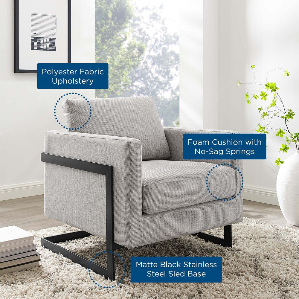 Modway Posse Upholstered Fabric Accent Chair by Modway-EEI-4391