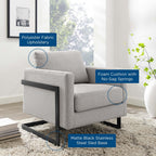 Modway Posse Upholstered Fabric Accent Chair by Modway-EEI-4391