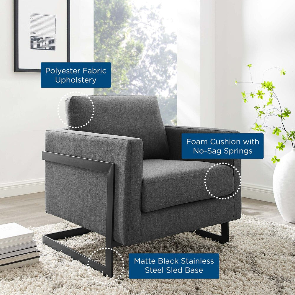 Modway Posse Upholstered Fabric Accent Chair by Modway-EEI-4391