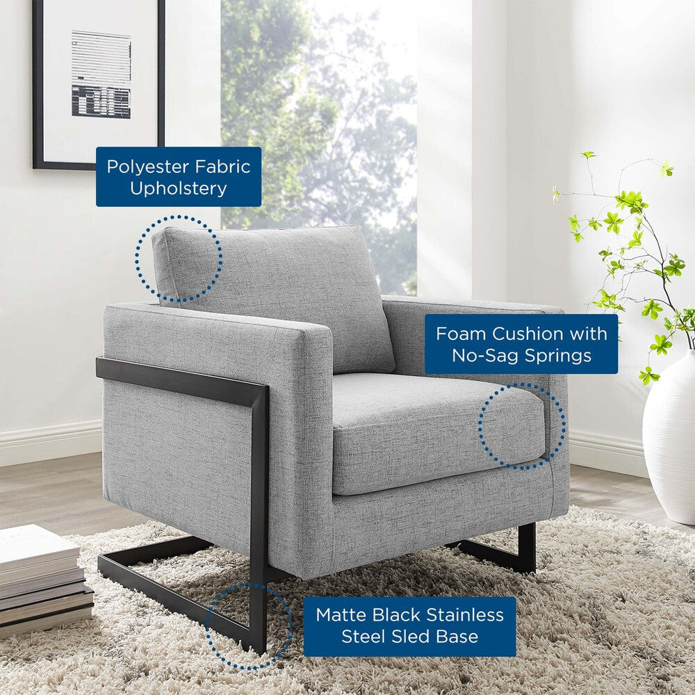Modway Posse Upholstered Fabric Accent Chair by Modway-EEI-4391